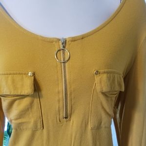 Gold shirt